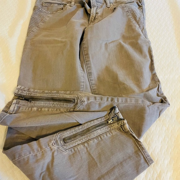 Grey skinny zip ankle Gap Always Skinny jean - Picture 7 of 8